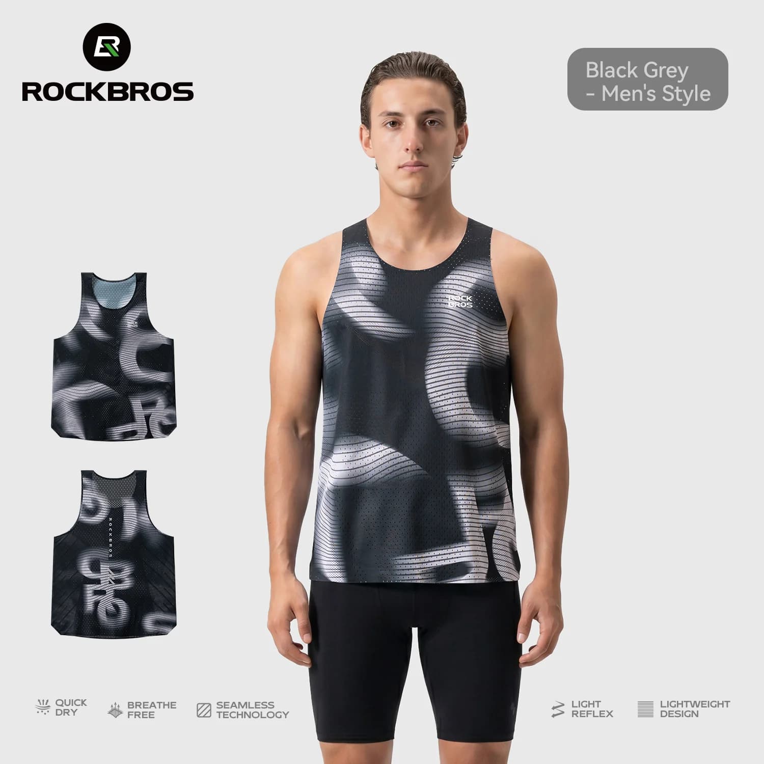 Gilet leggero traspirante per corsa e ciclismo