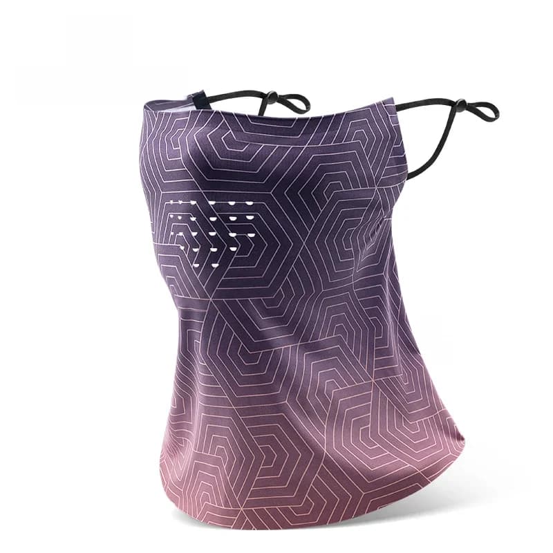 Bandana maschera facciale da ciclismo traspirante con protezione solare