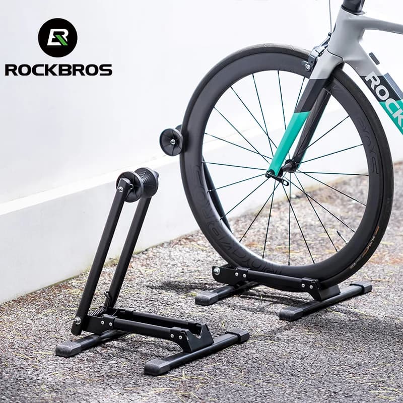 Supporto da pavimento pieghevole per bici