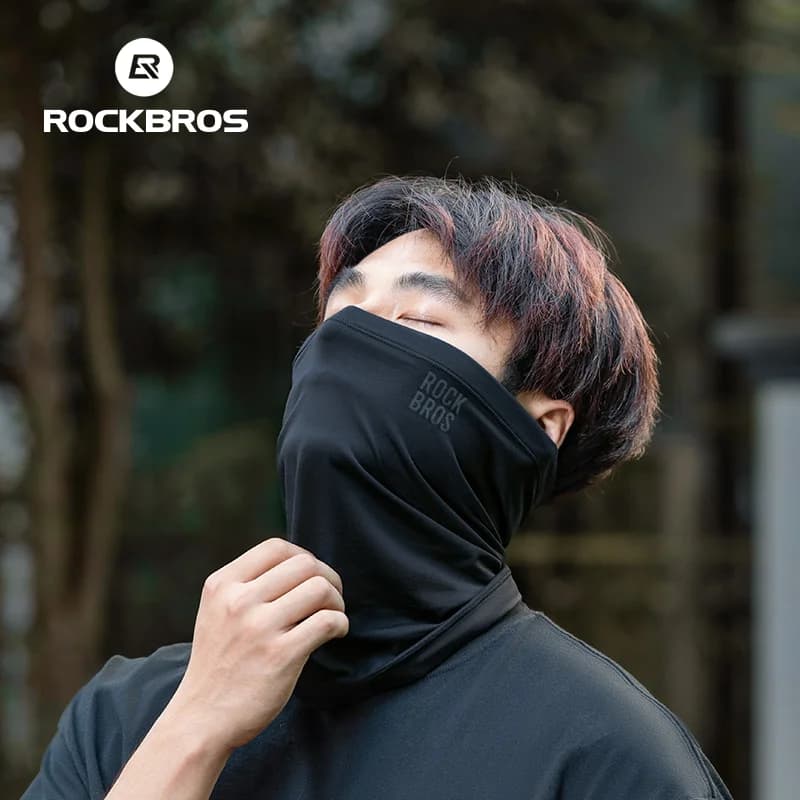 Maschera Viso Antivento Invernale in Pile per Ciclismo