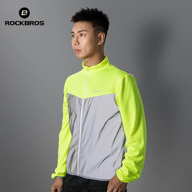 Gilet da ciclismo antivento e traspirante senza maniche