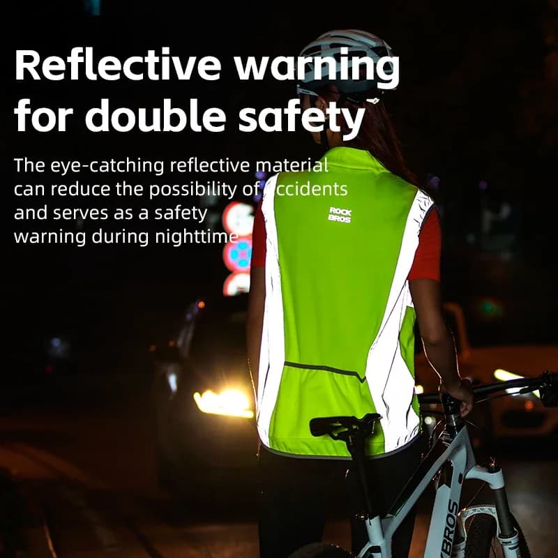 Gilet da Ciclismo Rifrangente Traspirante