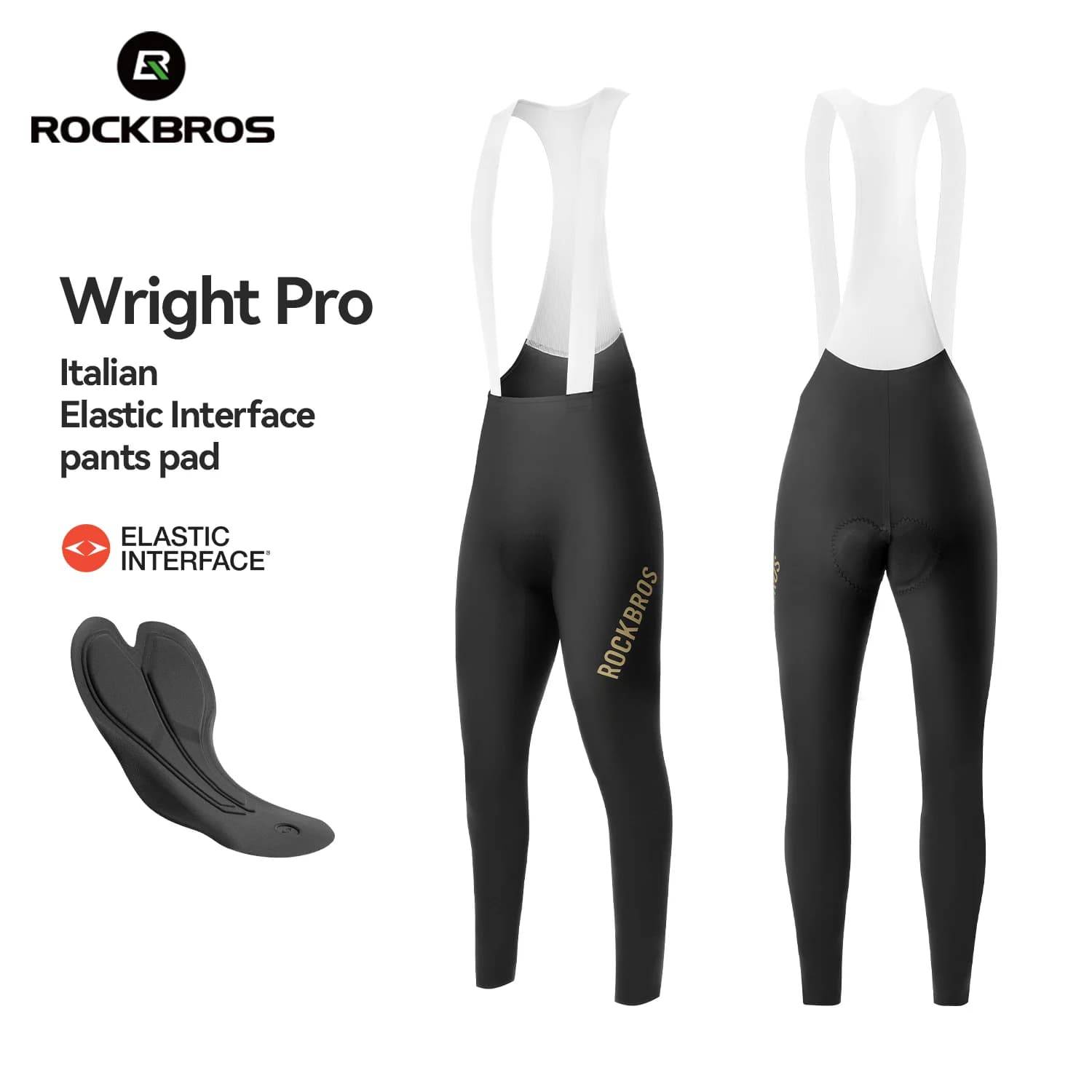 Pantaloni lunghi da ciclismo uomo con fondello ad asciugatura rapida