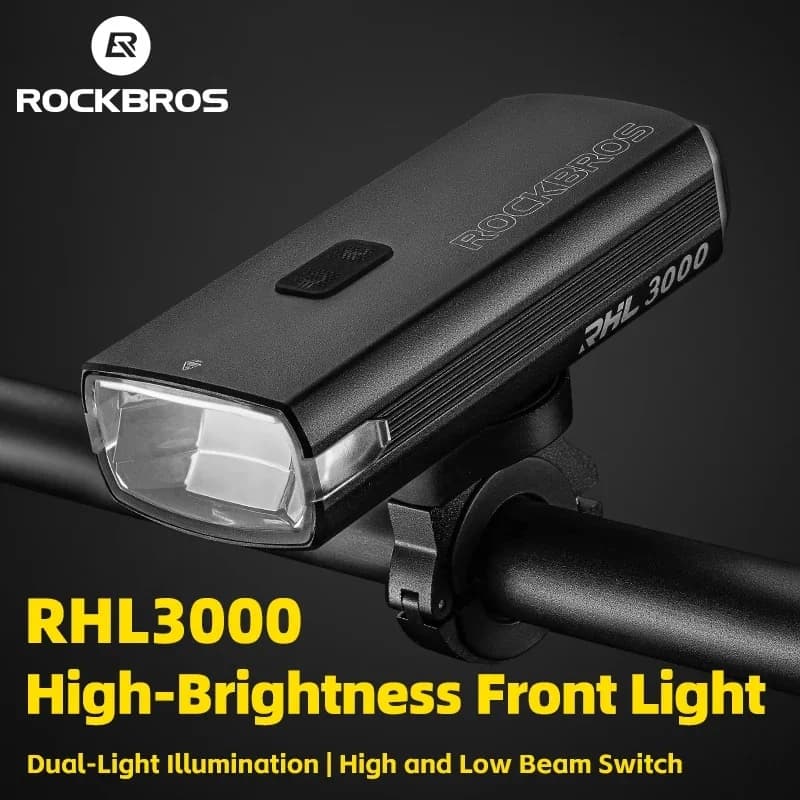 Luce per Bicicletta Type-C con Power Bank da 3000LM e 10000mAh