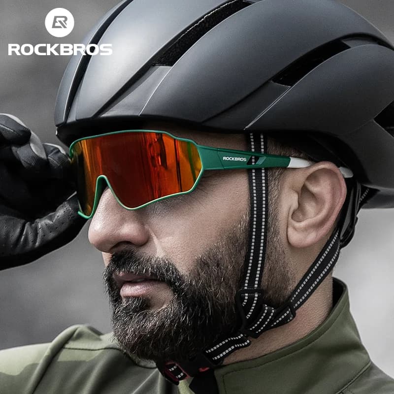 Occhiali da ciclismo polarizzati fotocromatici con montatura per miopia