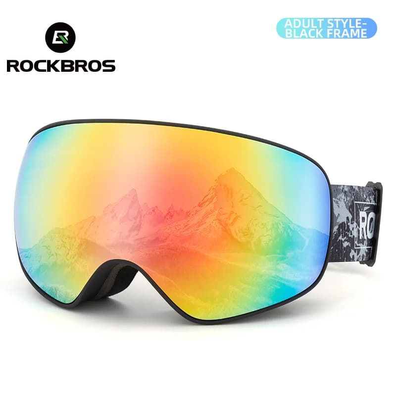 Occhiali da sci e snowboard antivento e antiappannamento