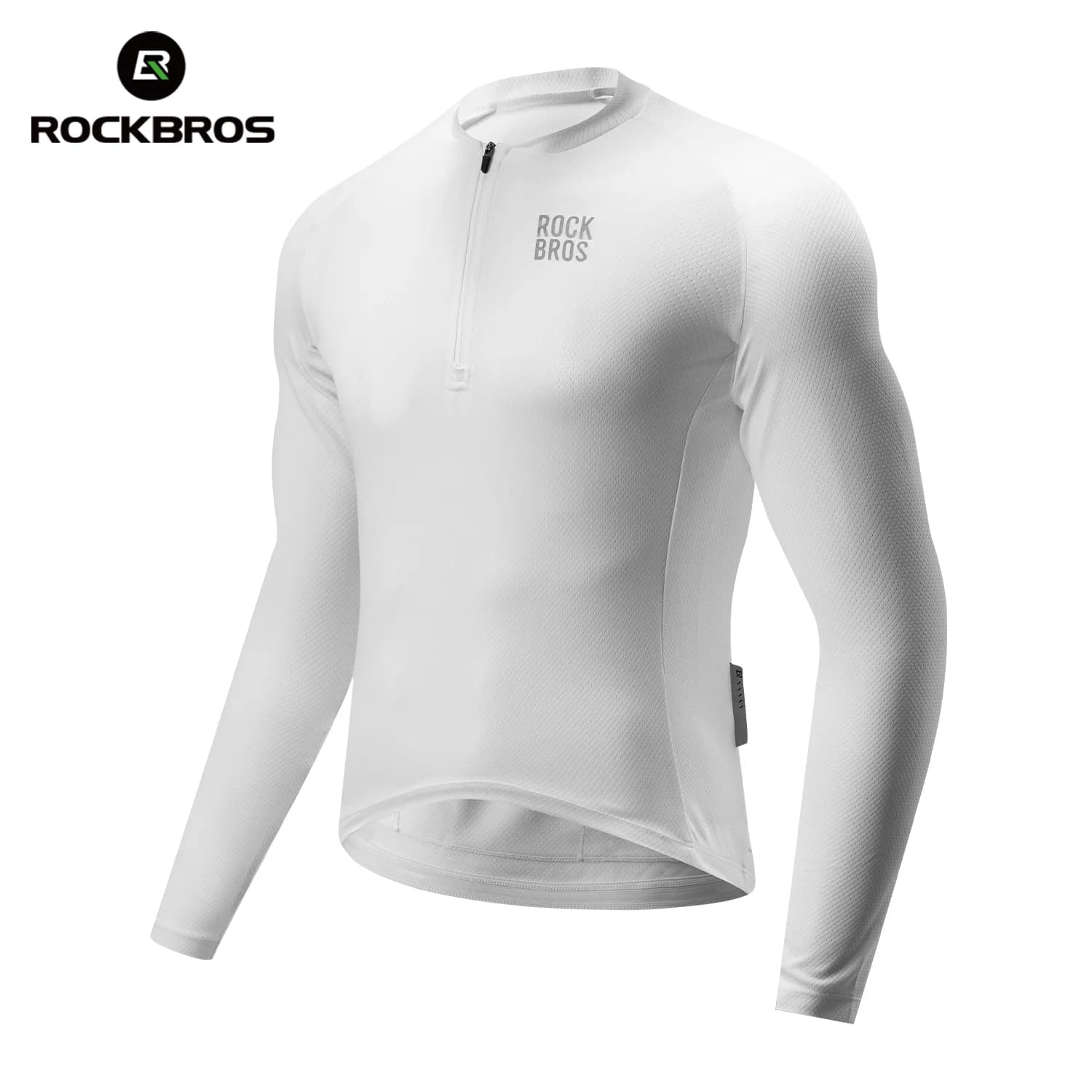 Maglia da Ciclismo a Maniche Lunghe Traspirante ad Asciugatura Rapida