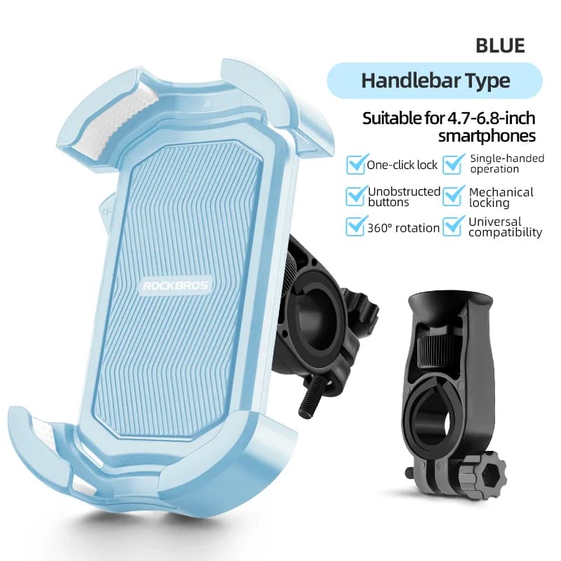 Supporto Telefono per Bicicletta Rotante a 360° Antiurto