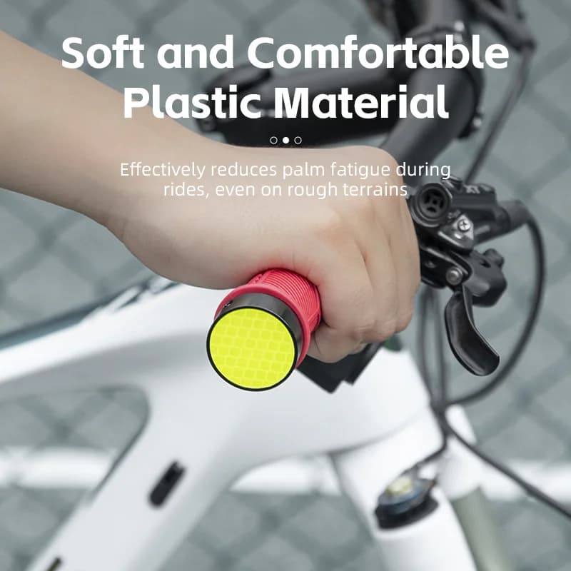 Manopole per manubrio bici ultraleggere in silicone antiscivolo
