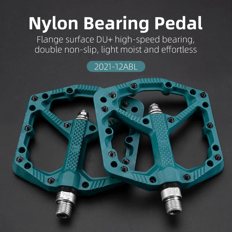 Pedali per bicicletta ultraleggeri in nylon con cuscinetti sigillati