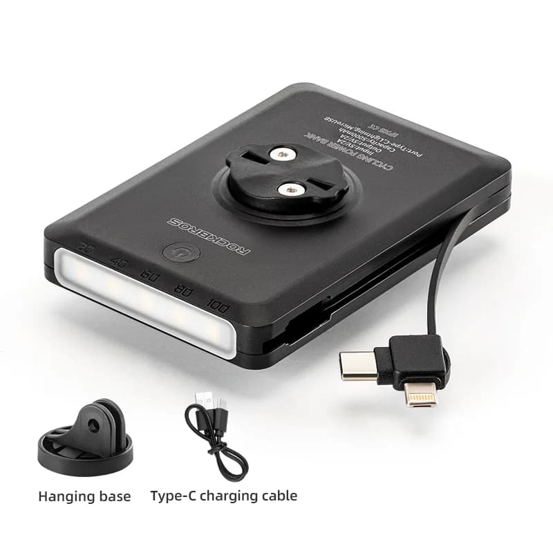 Luce Anteriore per Bicicletta Ricaricabile USB da 5000mAh