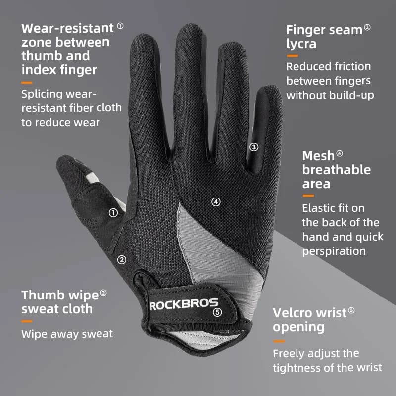 Guanti termici antivento touch screen per inverno