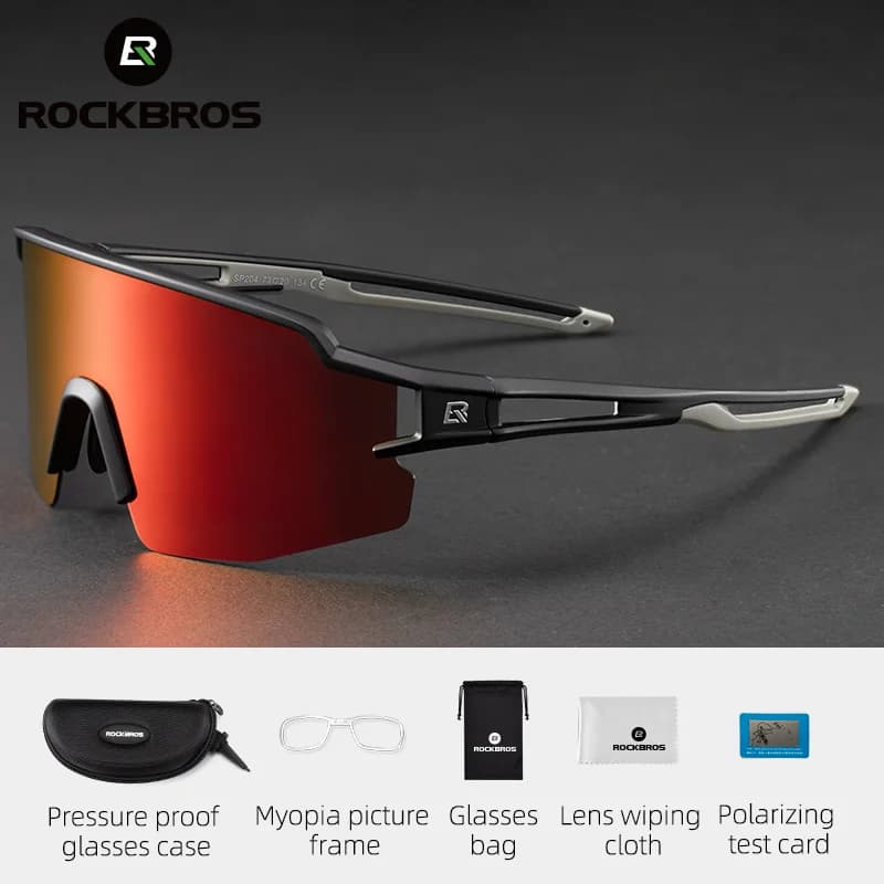 Occhiali da ciclismo polarizzati con telaio per miopia