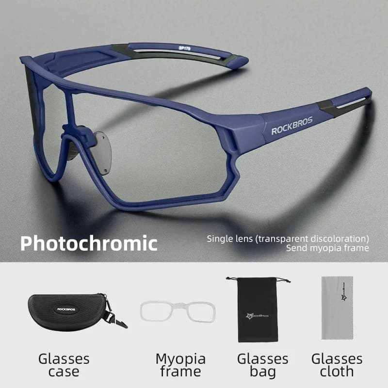 Occhiali da sole fotocromatici UV400 per ciclismo