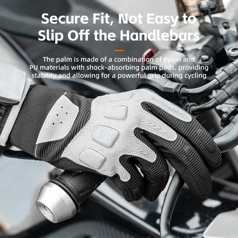 Guanti Full-Finger Unisex Traspiranti Antishock con Funzione Touchscreen