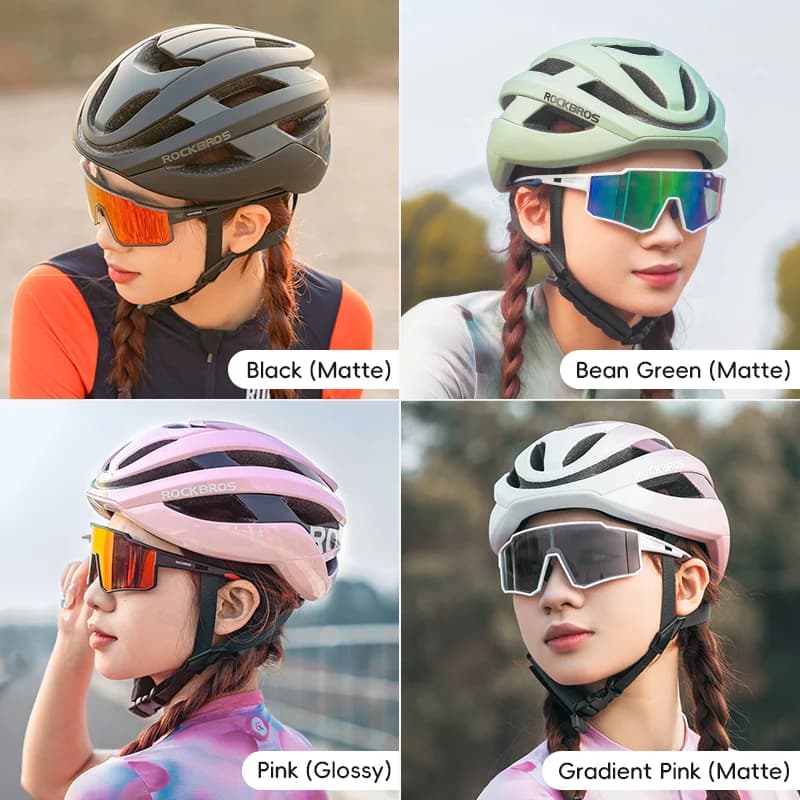 Casco da bici ultraleggero a stampaggio integrale regolabile